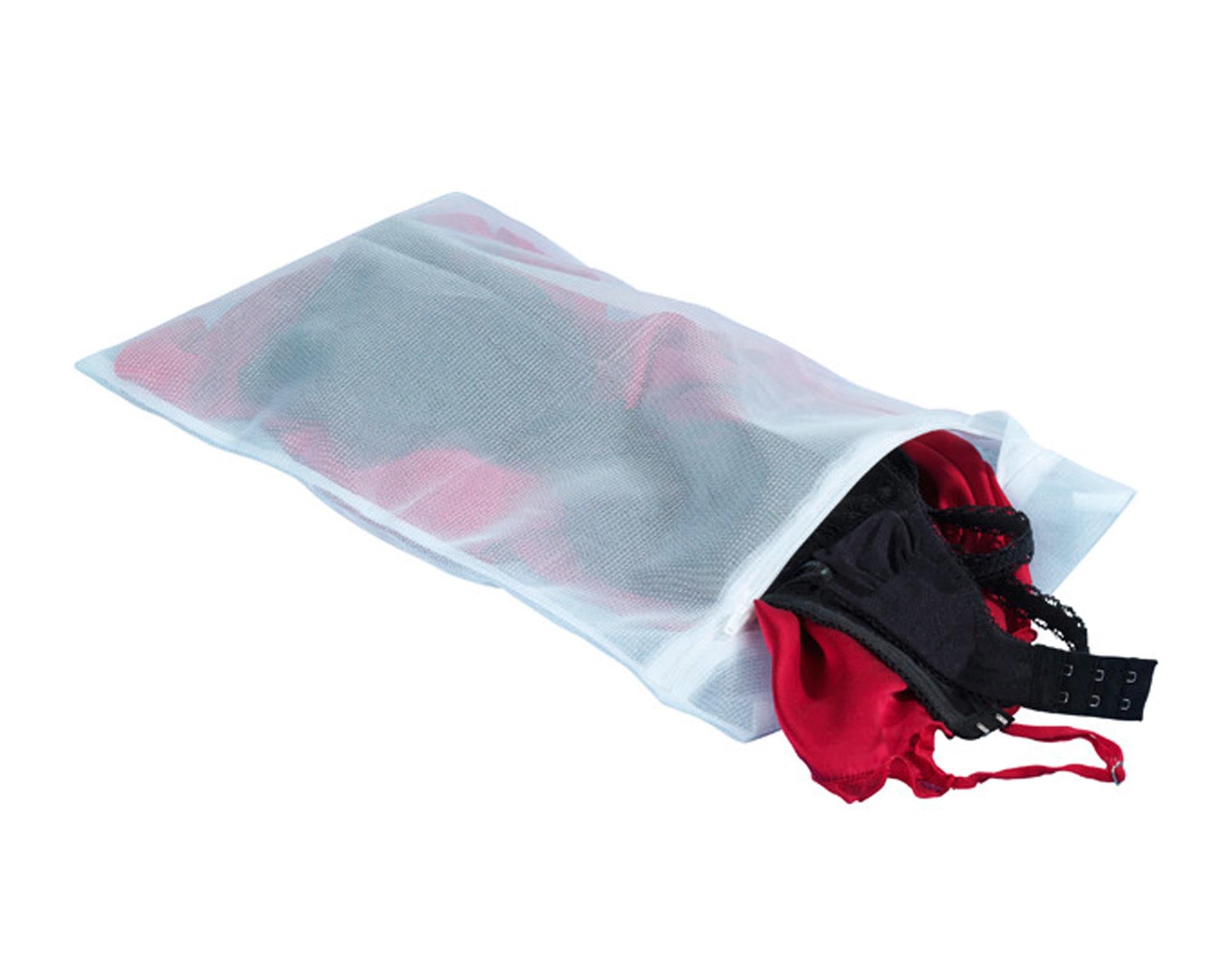 WENKO Wäschenetz 45x25 cm für 1 kg Wäsche: Schützt empfindliche Textilien vor Beschädigungen, ideal für Unterwäsche und feine Blusen.