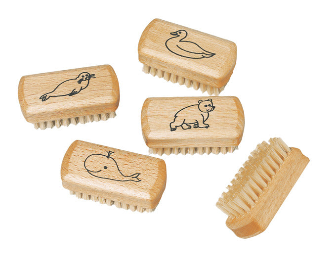 REDECKER Kindernagelbürste mit Tiermotiv sortiert in präsentiert im Onlineshop von KAQTU Design AG. Badzubehör ist von REDECKER