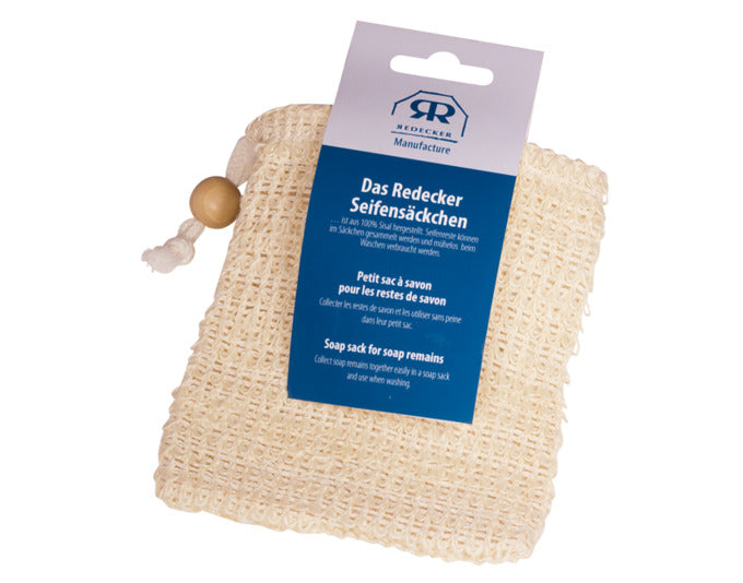 REDECKER Seifensäckchen Sisal mit Baumwollband 12.5x11 cm in präsentiert im Onlineshop von KAQTU Design AG. Badzubehör ist von REDECKER