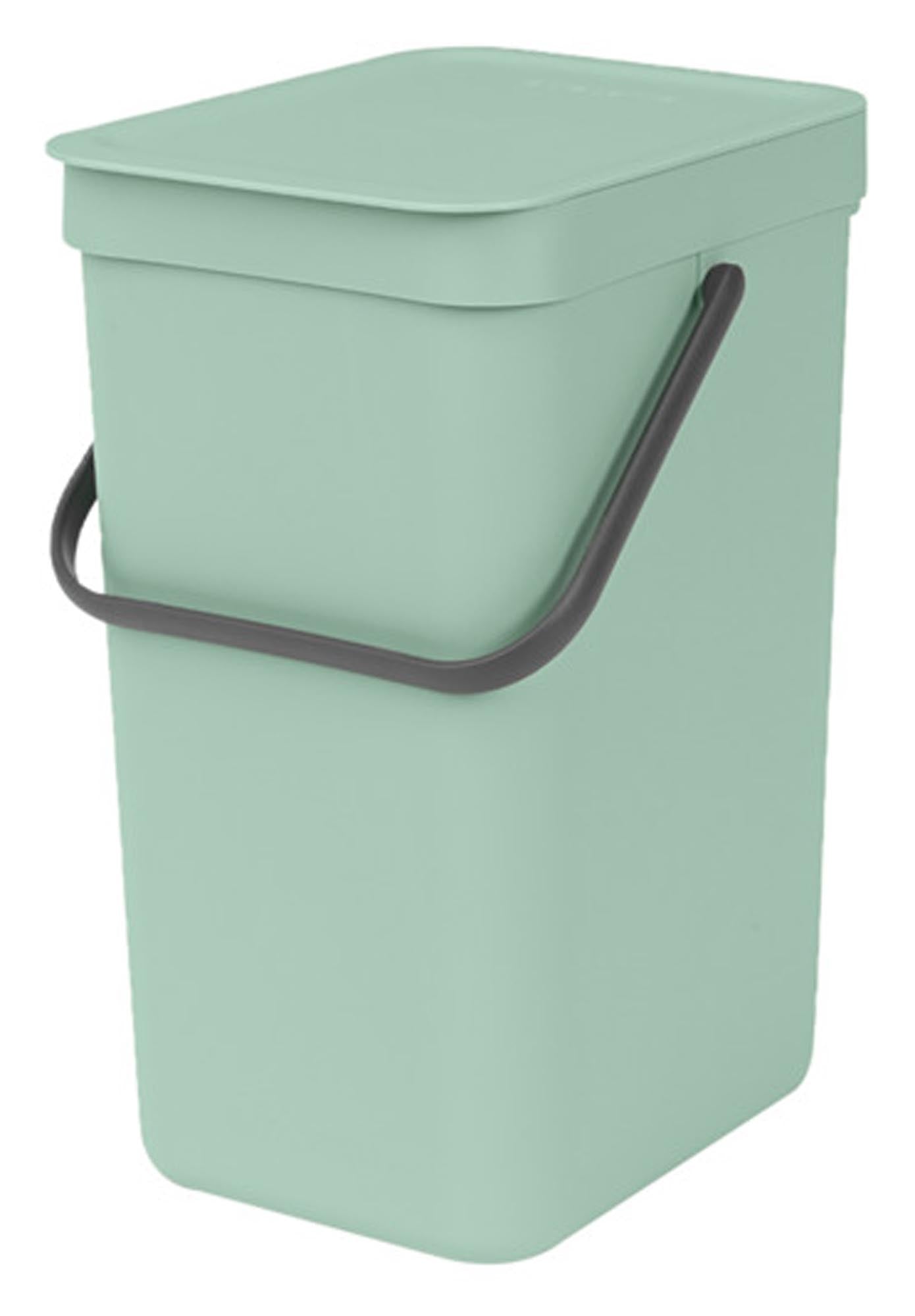 Der BRABANTIA Abfallbehälter Sort&Go 12 l in jade green ermöglicht umweltbewusstes Mülltrennen. Hochwertig, BPA-frei und ideal für effiziente Abfalltrennung.
