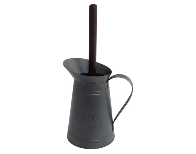 REDECKER WC-Bürstengarnitur Krug schwarz in präsentiert im Onlineshop von KAQTU Design AG. Toilettenartikel ist von REDECKER