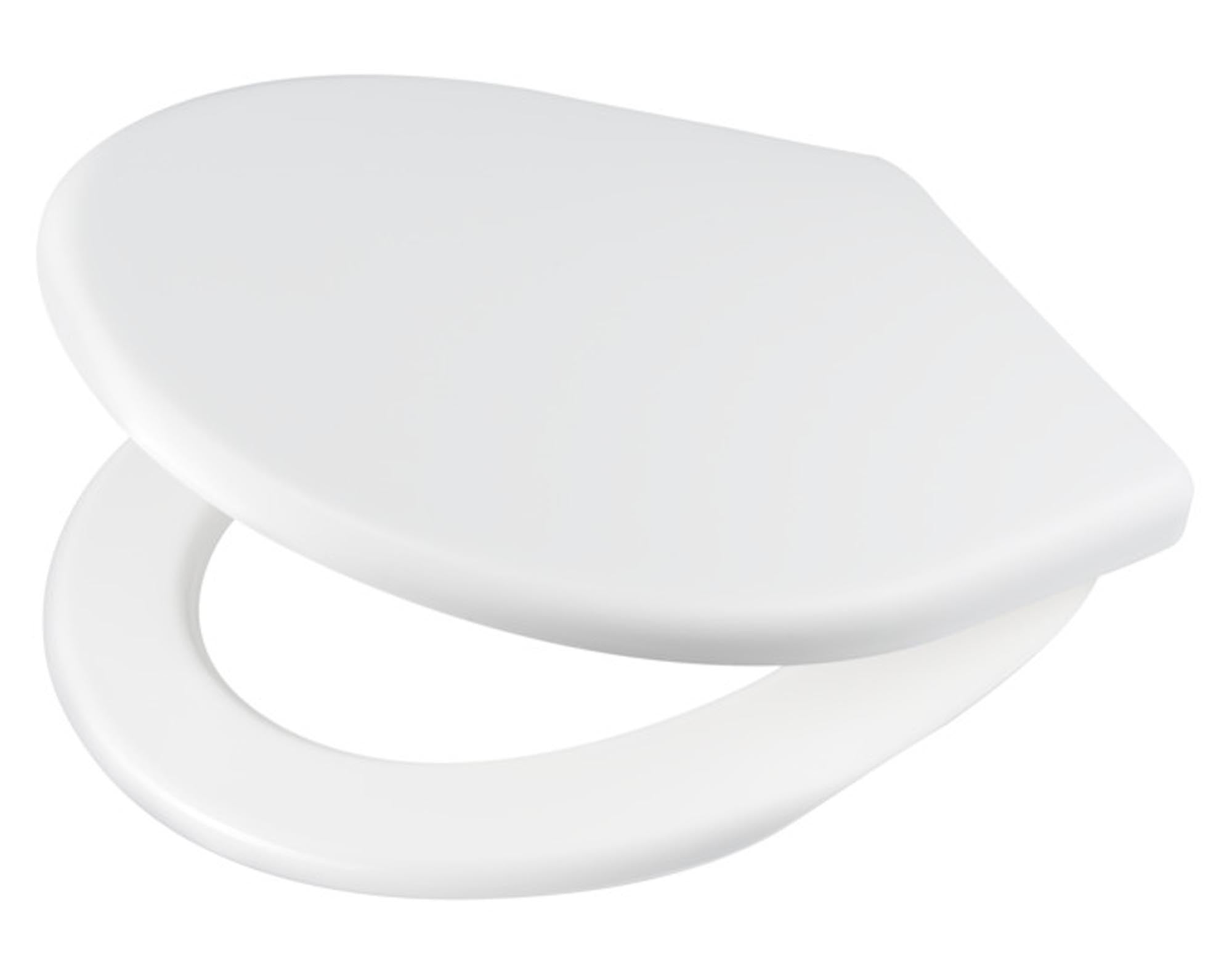 Hochwertiger DIAQUA WC-Sitz Spotline edelweiss: modernes Design, Soft-Close-Funktion, langlebiges Duroplast, einfache Montage, ideal für jedes Badezimmer.