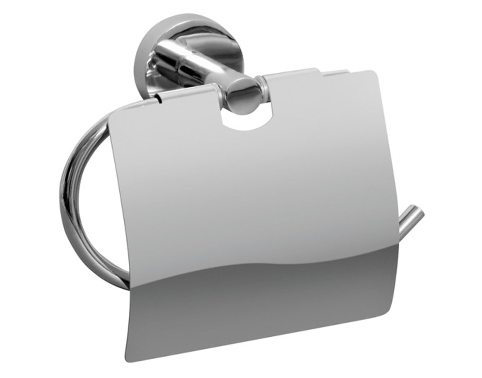 Eleganter WC Papierhalter Sofia von DIAQUA: Hochwertiger Edelstahl, modernes Design, pflegeleicht, einfache Montage, stilvolles Badzubehör.