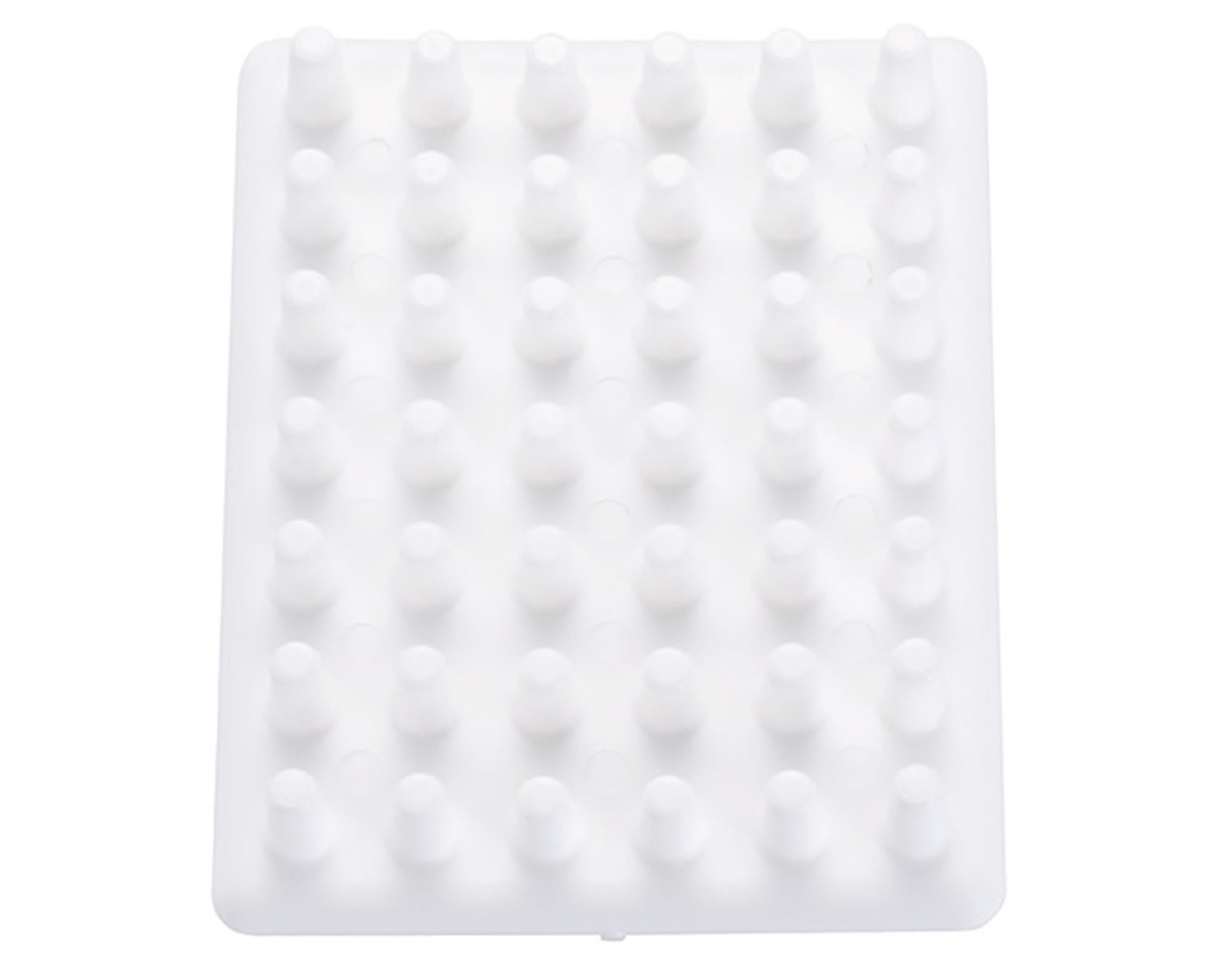 DIAQUA Seifensparer in Weiß (10x6.5 cm) – Praktisches Badzubehör für Ordnung, langlebig, wasserabweisend und nachhaltig. Ideal für jedes Badezimmer.