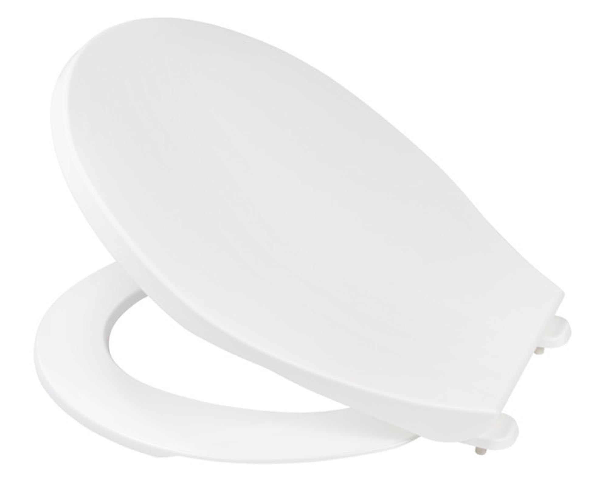 Eleganter DIAQUA WC Sitz Neosit edelweiss: Hochwertig, antibakteriell, komfortabel mit Soft-Close. Ideal für jedes Badezimmer.