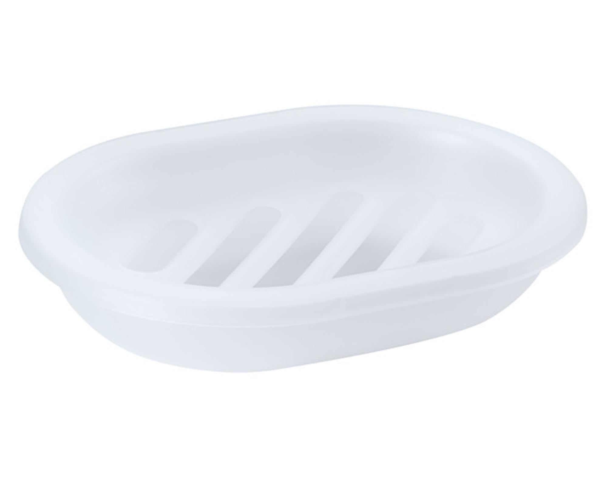 Elegante DIAQUA Seifenschale Trend in Weiß: Hochwertige Keramik, rutschfest, ideal für Seifen und Badutensilien. Perfekt für jedes Badezimmer!