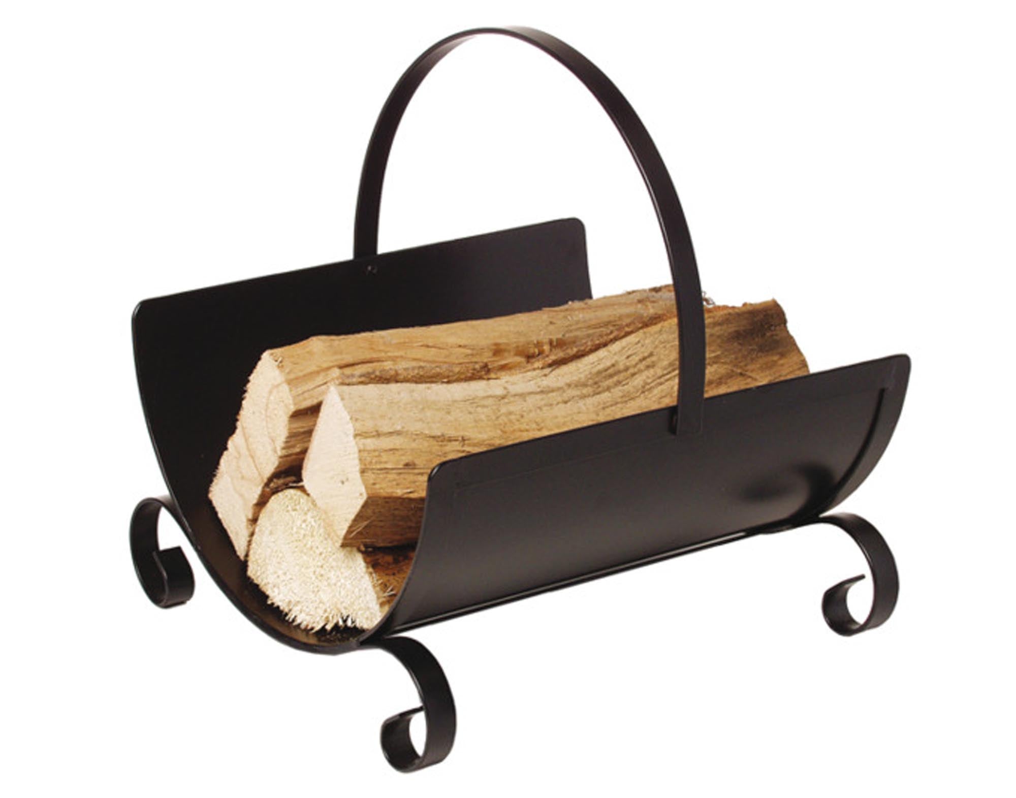 Entdecken Sie den LIENBACHER Holzkorb mit Griff in Schwarz – stilvolle Aufbewahrung für Brennholz, Decken und mehr. Hochwertig, stabil und vielseitig!