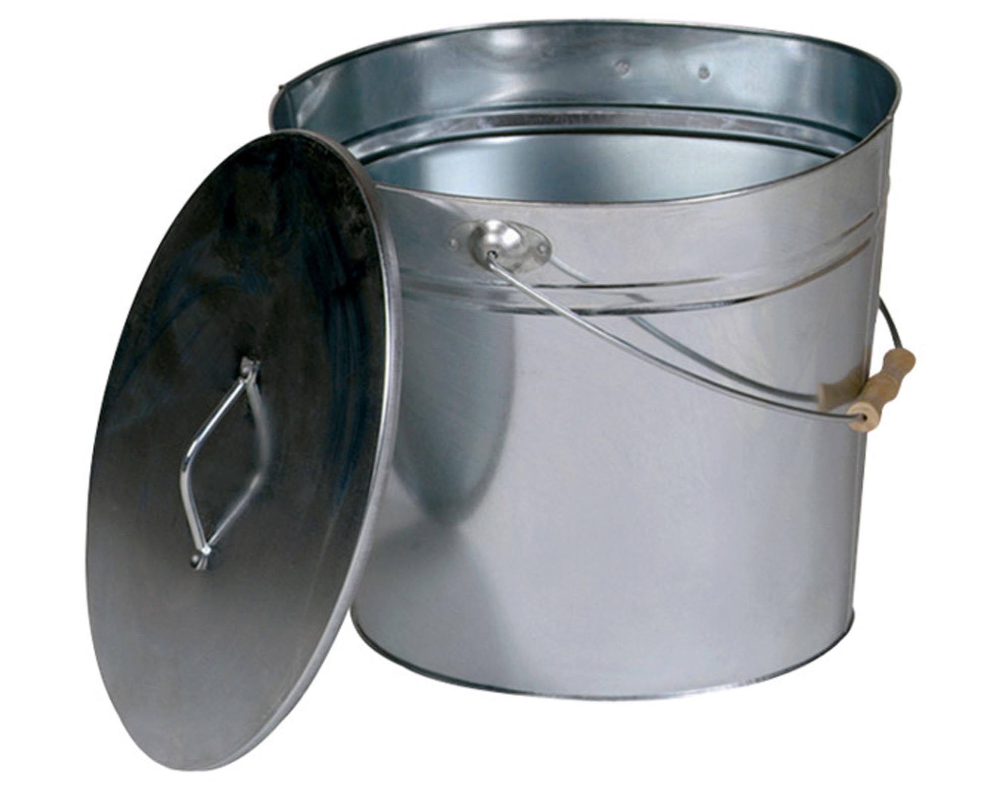 Der LIENBACHER Ascheneimer mit Deckel (34x24x31cm) ist ideal für Grill- und Kaminbesitzer. Hitzebeständig, hygienisch und mit ergonomischem Griff.