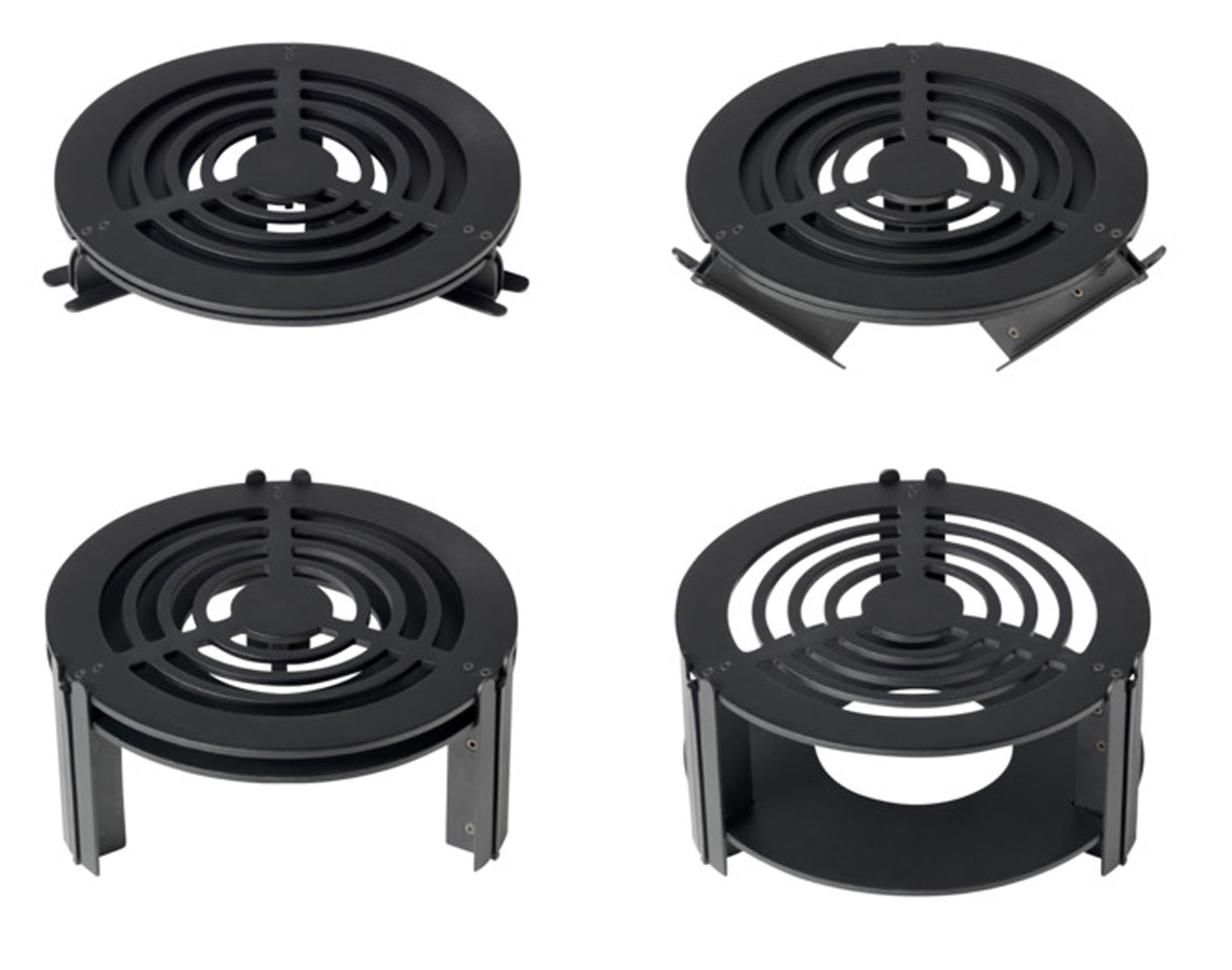 Das klappbare Rechaud von STÖCKLI (ø 20 cm) ist ideal für Fondue und Raclette: kompakt, hitzebeständig, stilvoll und vielseitig einsetzbar.