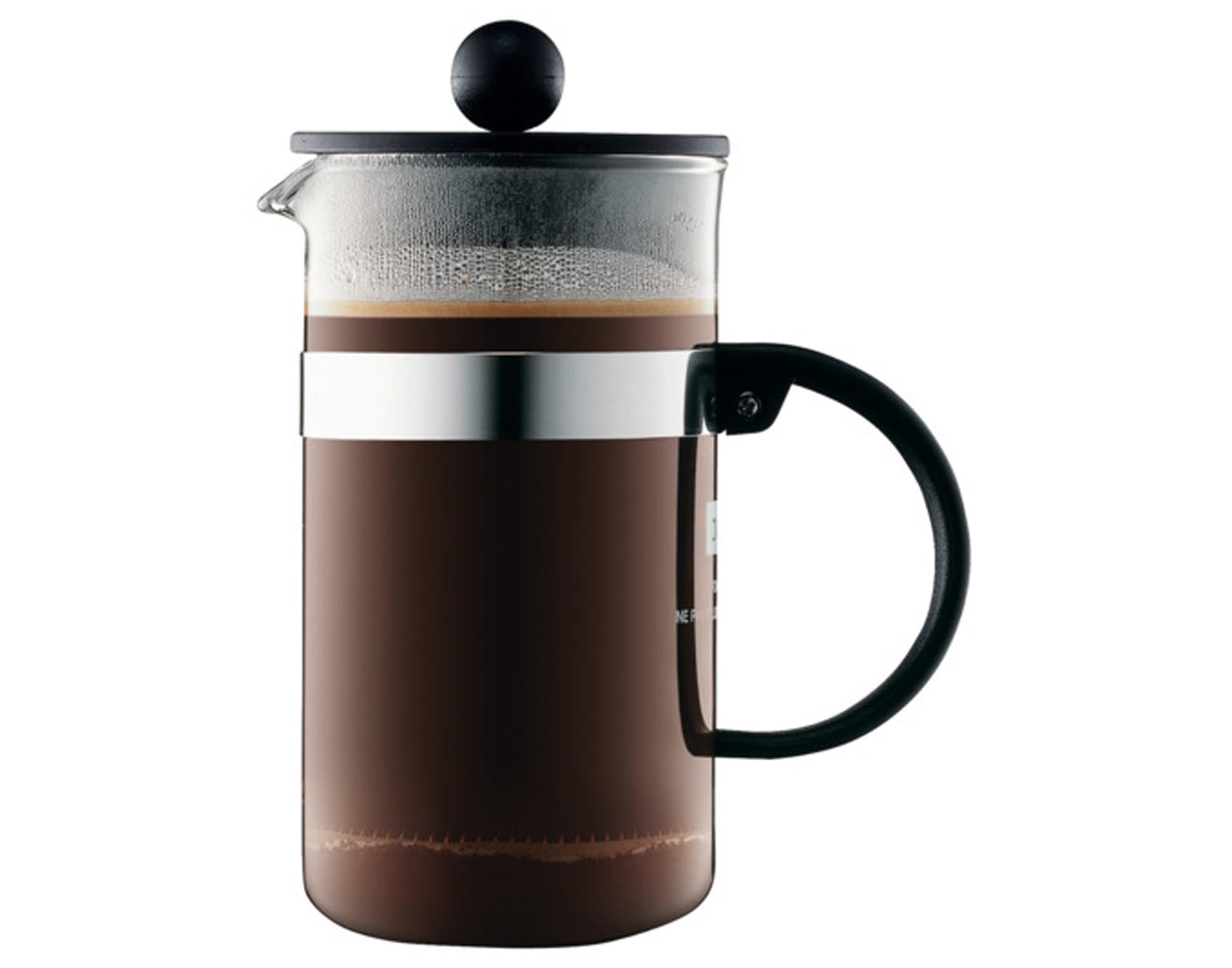 Entdecken Sie den BODUM Kaffeezubereiter Bistro für 3 Tassen – stilvoll, aus Borosilikatglas, ideal für Kaffeeliebhaber. Perfekte Zubereitung leicht gemacht!