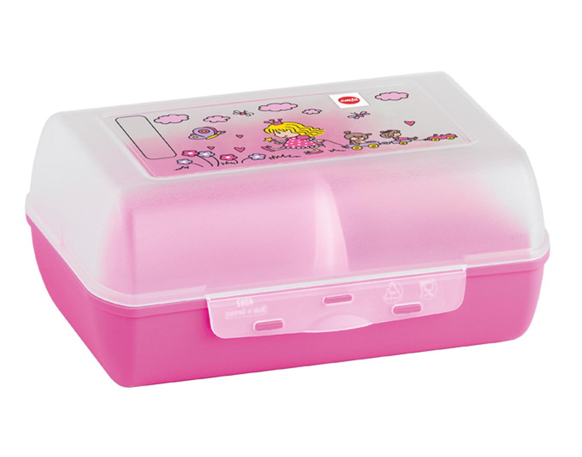 Entdecke die EMSA Lunchbox Clip Box Princess: BPA-frei, mit Clip-Verschluss, ideal für Schule und Ausflüge. Perfekt für gesunde Snacks!
