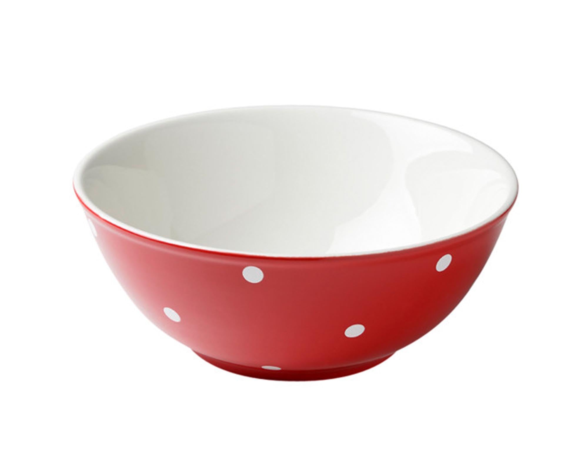 Elegante Salatschüssel aus hochwertigem Porzellan, ø 23 cm, ideal für grosse Portionen, pflegeleicht und stilvoll.