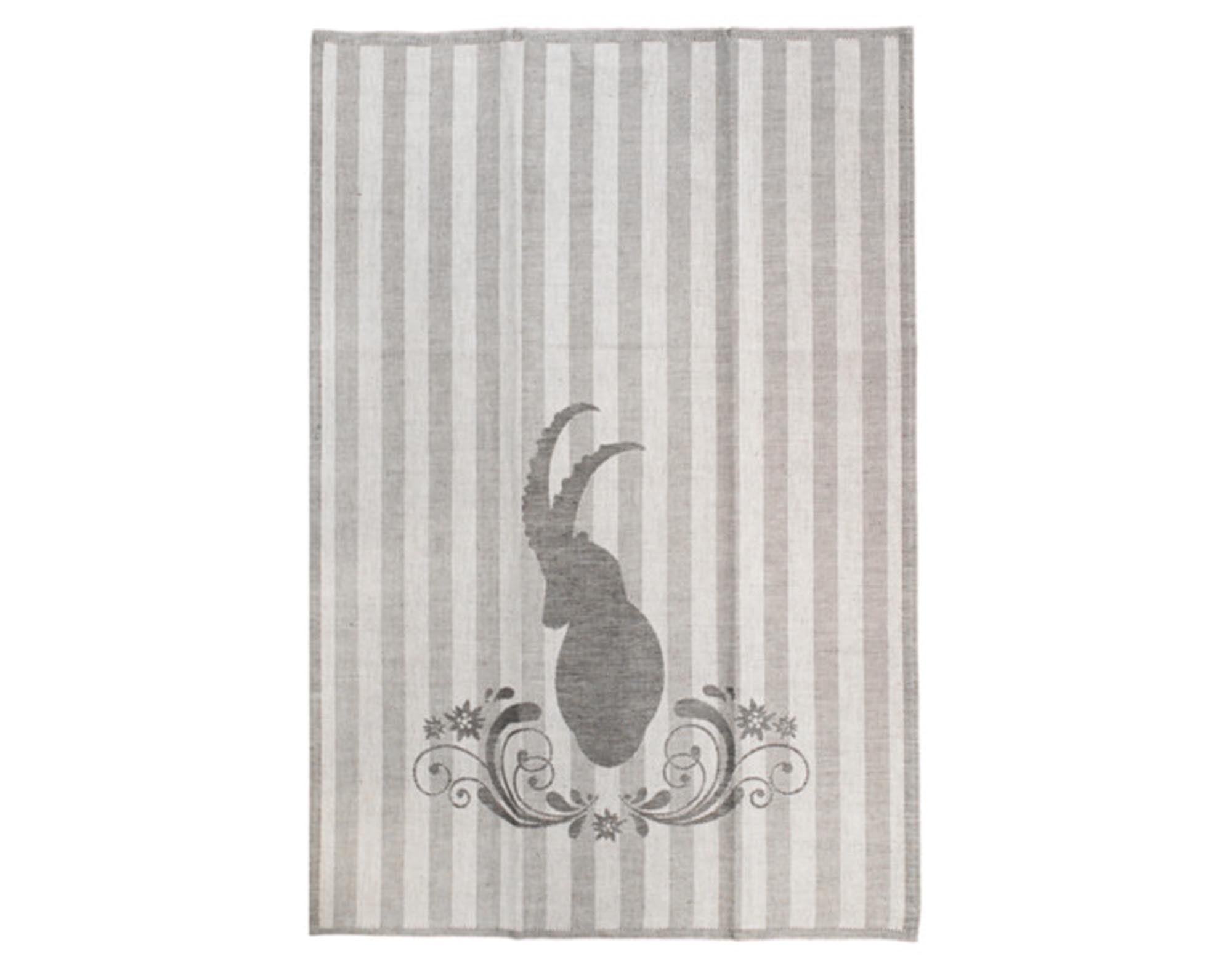 Entdecken Sie das STEINLIN Küchentuch Steinbock (70x50 cm) aus 100% Baumwolle. Hochwertig, saugfähig und stilvoll – ideal für jede Küche!