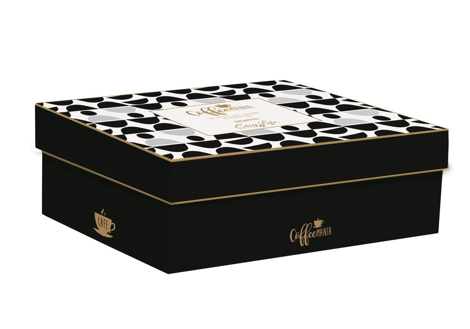 Exquisite Coffee Mania Tassen 240ml von Easy Life für Kaffeeliebhaber.