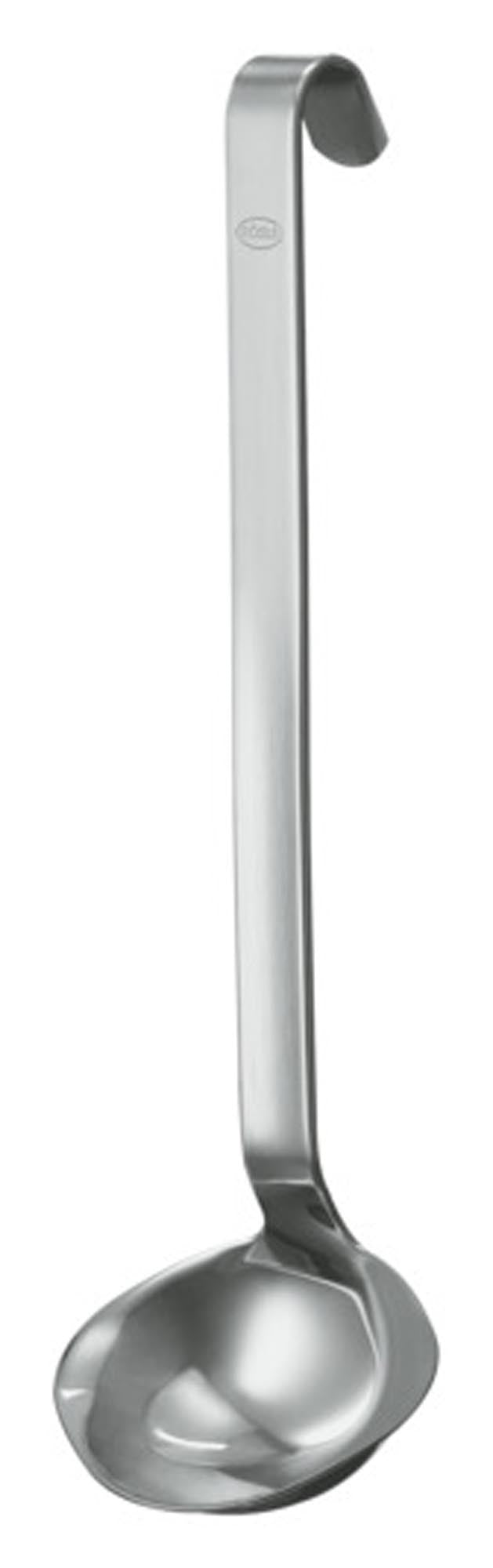Entdecken Sie den RÖSLE Saucenlöffel mit Haken (25 cm) – ideal für Saucen, langlebig aus Edelstahl und perfekt für Ihre moderne Küche.