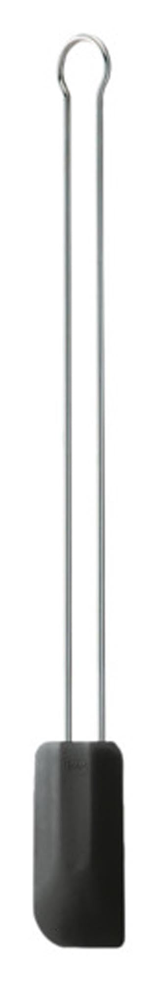 RÖSLE Teigschaber Silikon klein schwarz 26x2.75 cm in  präsentiert im Onlineshop von KAQTU Design AG. Backutensilien ist von RÖSLE