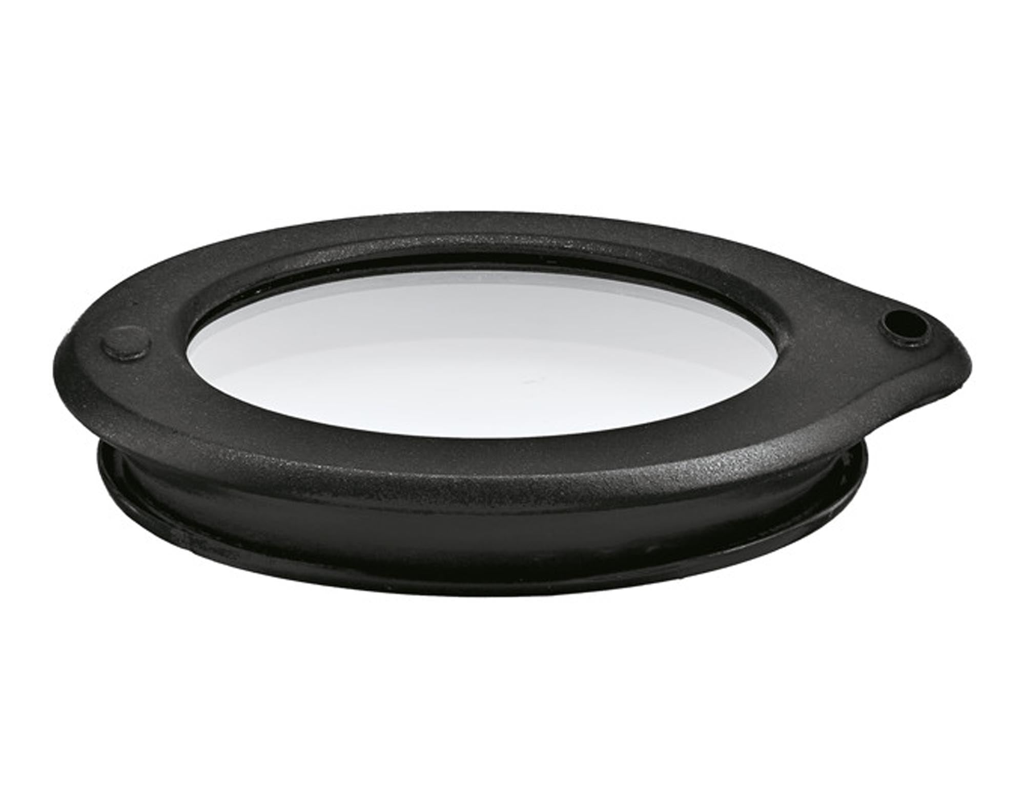 Der RÖSLE Frischhaltedeckel aus Glas (ø5cm) bietet luftdichte Versiegelung, ist hygienisch, temperaturbeständig und umweltfreundlich.