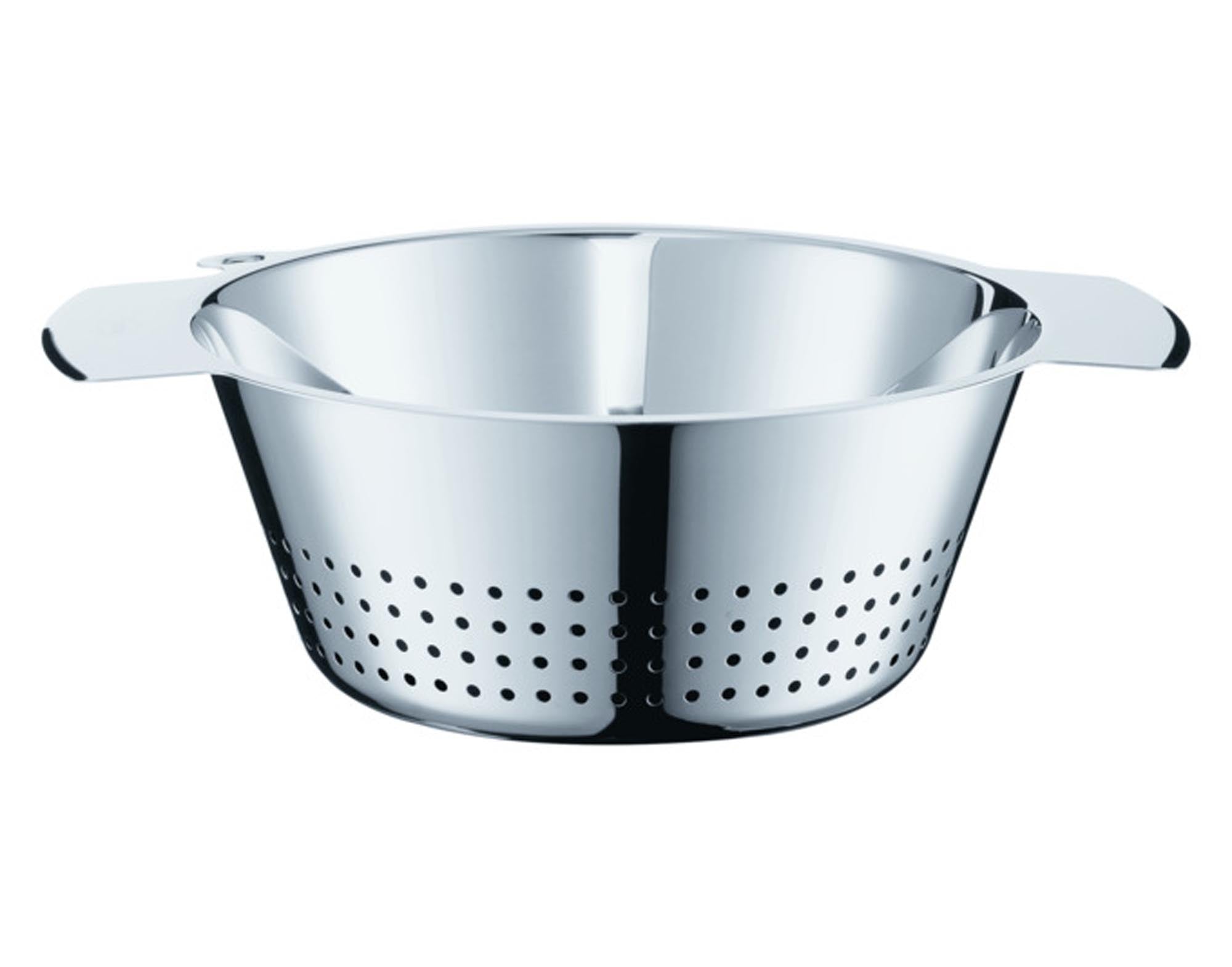 Entdecken Sie das RÖSLE Salatsieb konisch (3.4 l, ø 24x10.5 cm) – ideal zum Abtropfen von Salaten, Obst und Gemüse. Hochwertiger Edelstahl, spülmaschinenfest und langlebig.