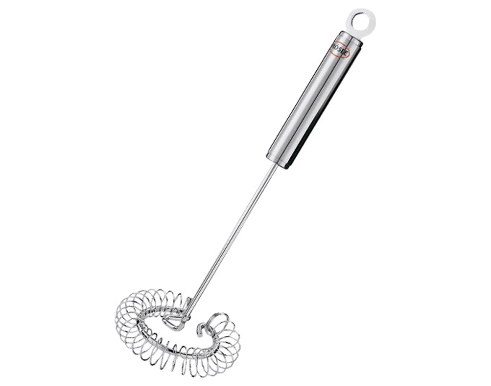Entdecken Sie den RÖSLE Spiralbesen 22 cm – ideal zum Aufschlagen von Eiern und Sahne. Hochwertiger Edelstahl, ergonomisch, spülmaschinenfest.