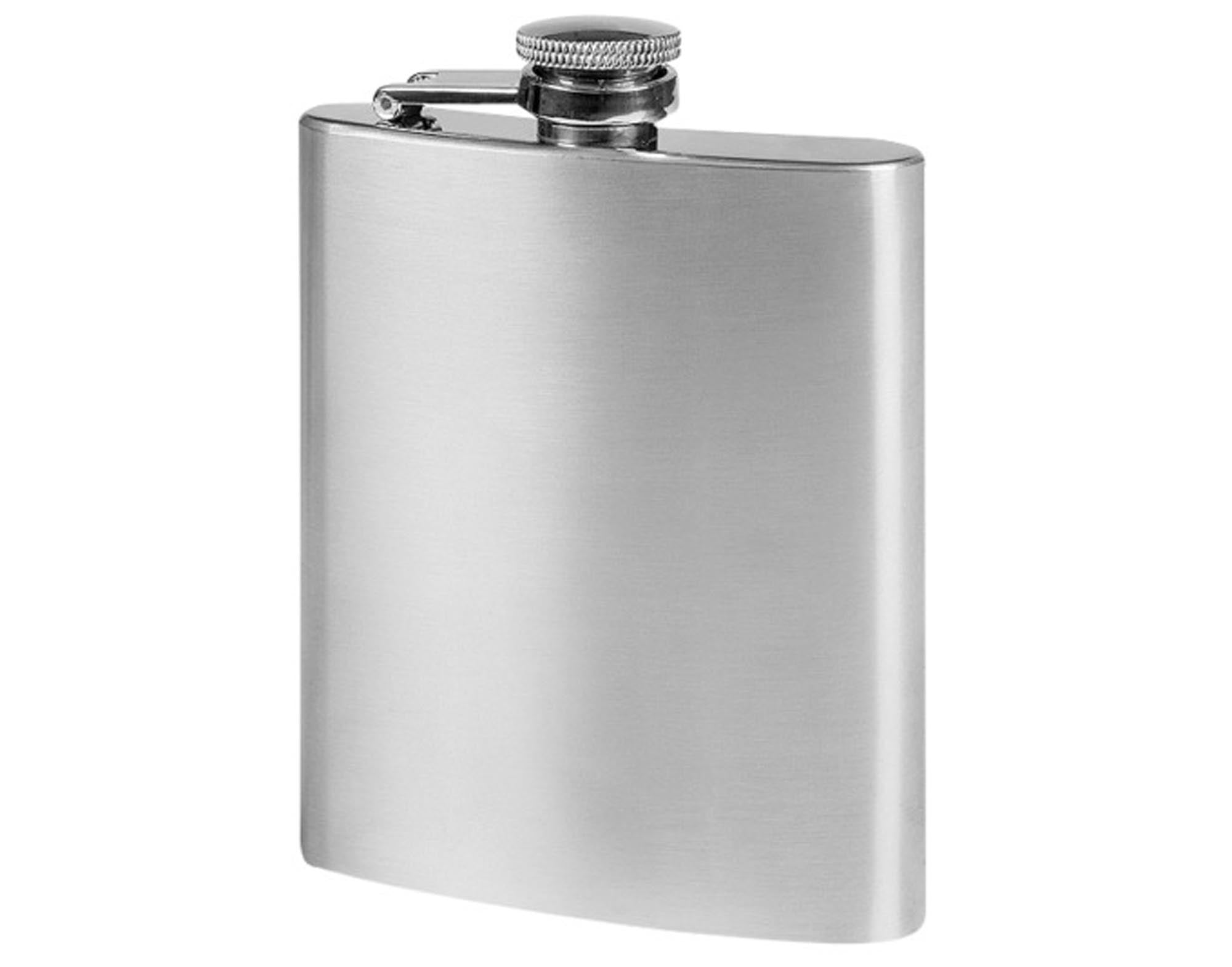 Entdecken Sie den LEOPOLD Flachmann Inox 220 ml – stilvolles Barzubehör aus Edelstahl, ideal für Whisky, Rum und Outdoor-Aktivitäten.