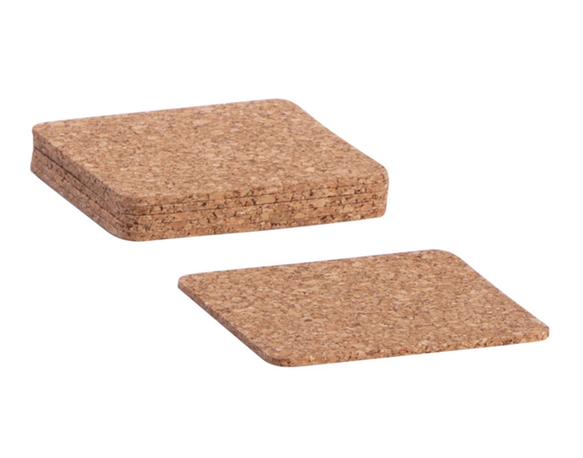 Entdecken Sie die ZELLER Untersatz Kork 6 Stück (9.5x9.5 cm) – stilvolle, nachhaltige Untersetzer für Ihre Küche. Schützen Sie Ihre Tischoberflächen elegant!