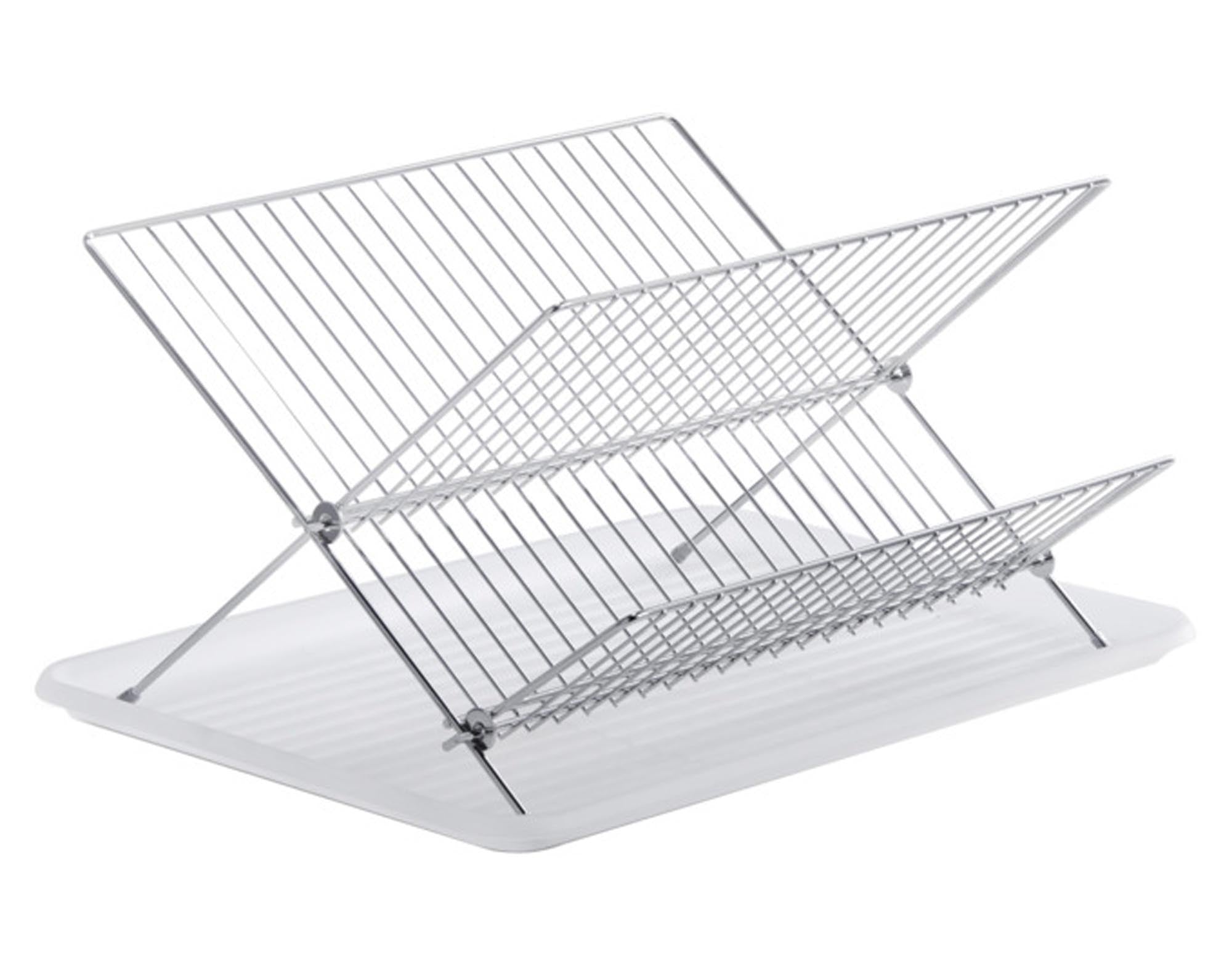 Der ZELLER Abtropfständer 43x32 cm aus rostfreiem Edelstahl bietet Platz für Geschirr und Besteck, sorgt für hygienisches Trocknen und ist ein stilvolles Küchenaccessoire.