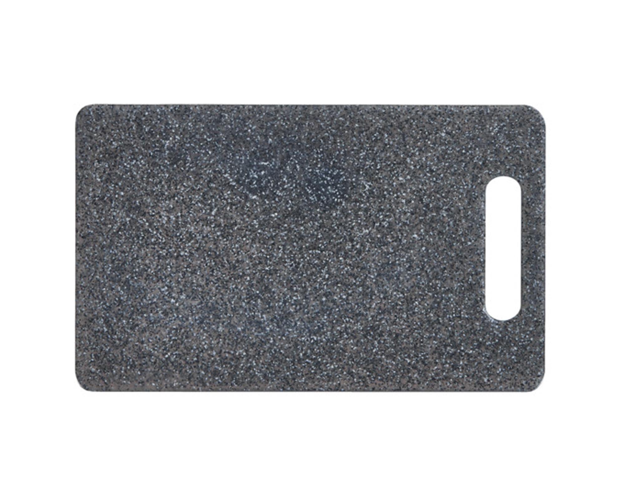 Robustes, hygienisches Schneidbrett (36.5x27.5cm) von ZELLER PRESENT: rutschfest, klingenschonend, spülmaschinenfest.