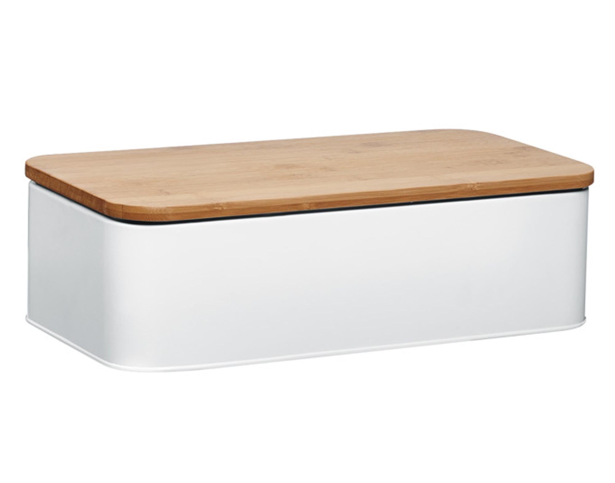 Entdecken Sie den ZELLER Brotkasten in Weiß aus hochwertigem Kunststoff. Ideal für frisches Brot, Brötchen und Gebäck. Modernes Design, pflegeleicht und hygienisch.