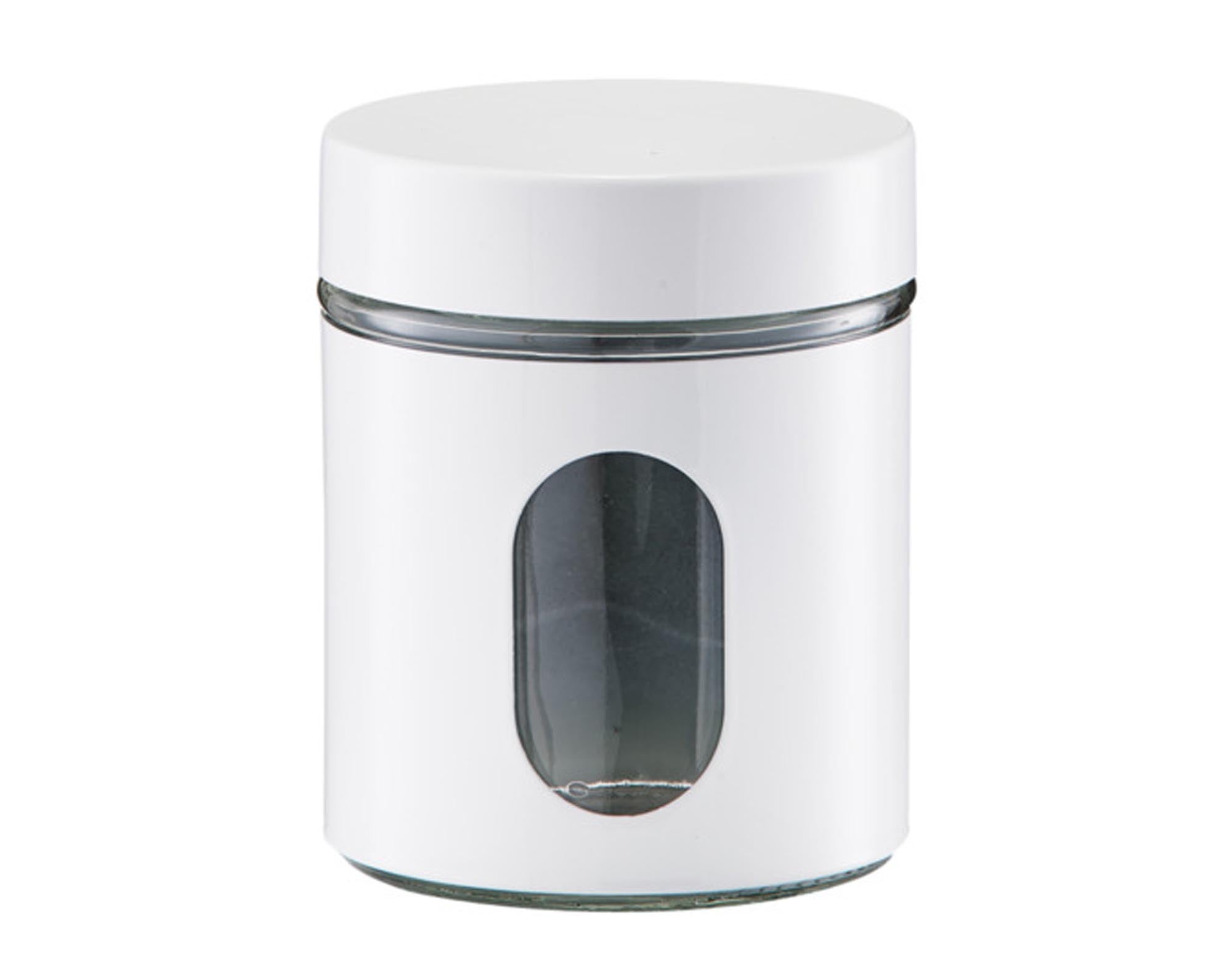 ZELLER Fensterdose weiss 600ml ø 10.2x12.5 cm in präsentiert im Onlineshop von KAQTU Design AG. Aufbewahrungsdose ist von ZELLER PRESENT