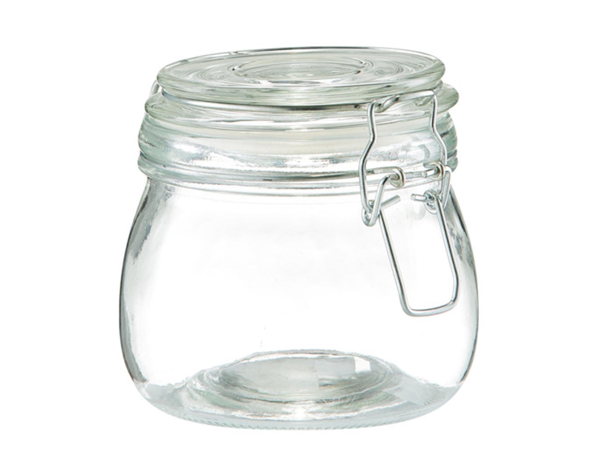 Das ZELLER Vorratsglas mit Deckel und Bügelverschluss (500 ml) ist ideal für die Aufbewahrung von Lebensmitteln, nachhaltig und dekorativ.