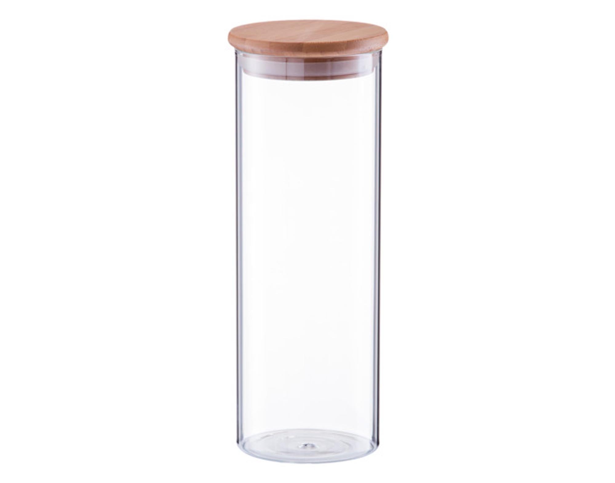 Entdecken Sie das ZELLER Vorratsglas mit Deckel Bamboo 1600ml – ideal für Trockenvorräte, umweltfreundlich und stilvoll. Perfekte Küchenorganisation!