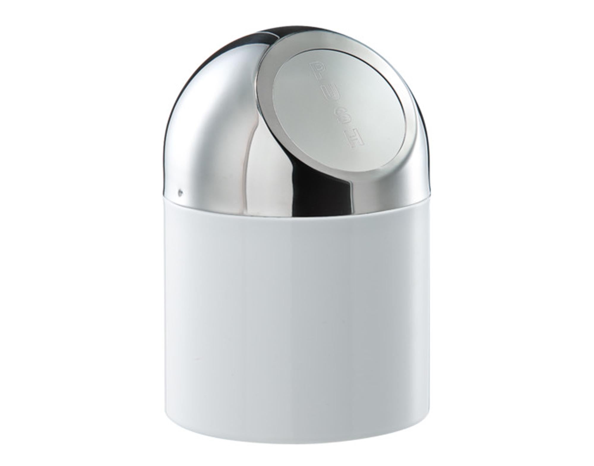 Der ZELLER Tischabfalleimer in Weiß (ø 12x18 cm) vereint Funktionalität und Stil. Ideal für Schreibtisch, Küche und kleine Räume. Robustes Design, leicht zu reinigen.