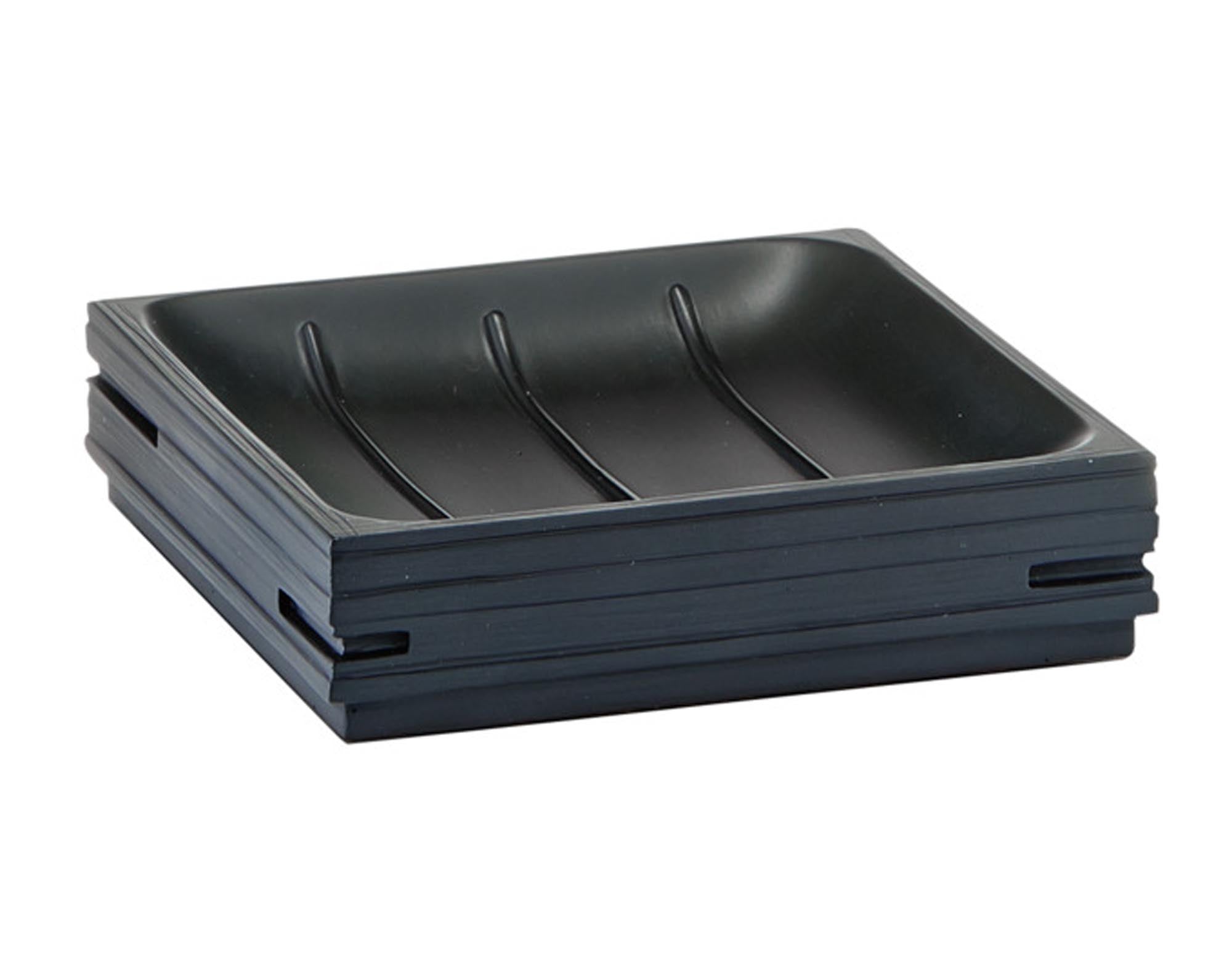 Entdecken Sie die stilvolle ZELLER Seifenschale aus Polyresin im eleganten Schiefer-Look. Ideal für Ihr Badezimmer, langlebig und pflegeleicht.