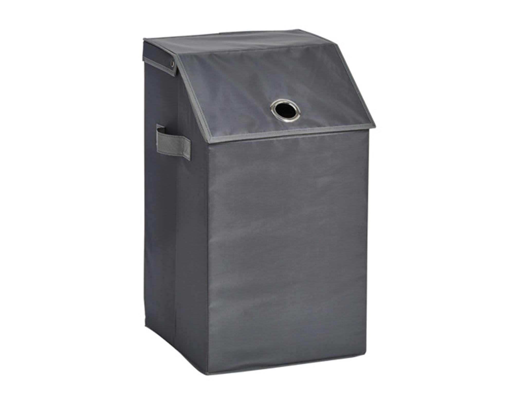 Entdecken Sie den ZELLER Wäschesammler anthrazit (34x34x60 cm) – robust, atmungsaktiv und stilvoll für Ihr Badezimmer oder Schlafzimmer.