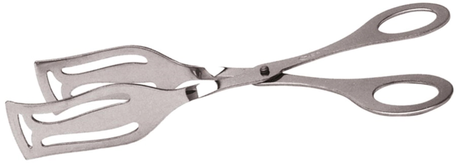 Patisseriezange 20cm geblistert auf Karte in Silber präsentiert im Onlineshop von KAQTU Design AG. Besteck ist von Lagotto