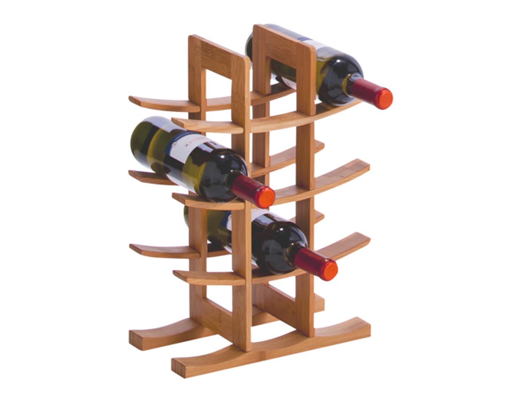 Entdecken Sie das ZELLER Weinregal für 12 Flaschen aus Bambus. Stilvoll, platzsparend und ideal für Weinliebhaber. Pflegeleicht und elegant!