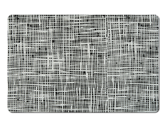ZELLER Tischset Abstrakt schwarz 43.5x28.5 cm in präsentiert im Onlineshop von KAQTU Design AG. Tischset ist von ZELLER PRESENT