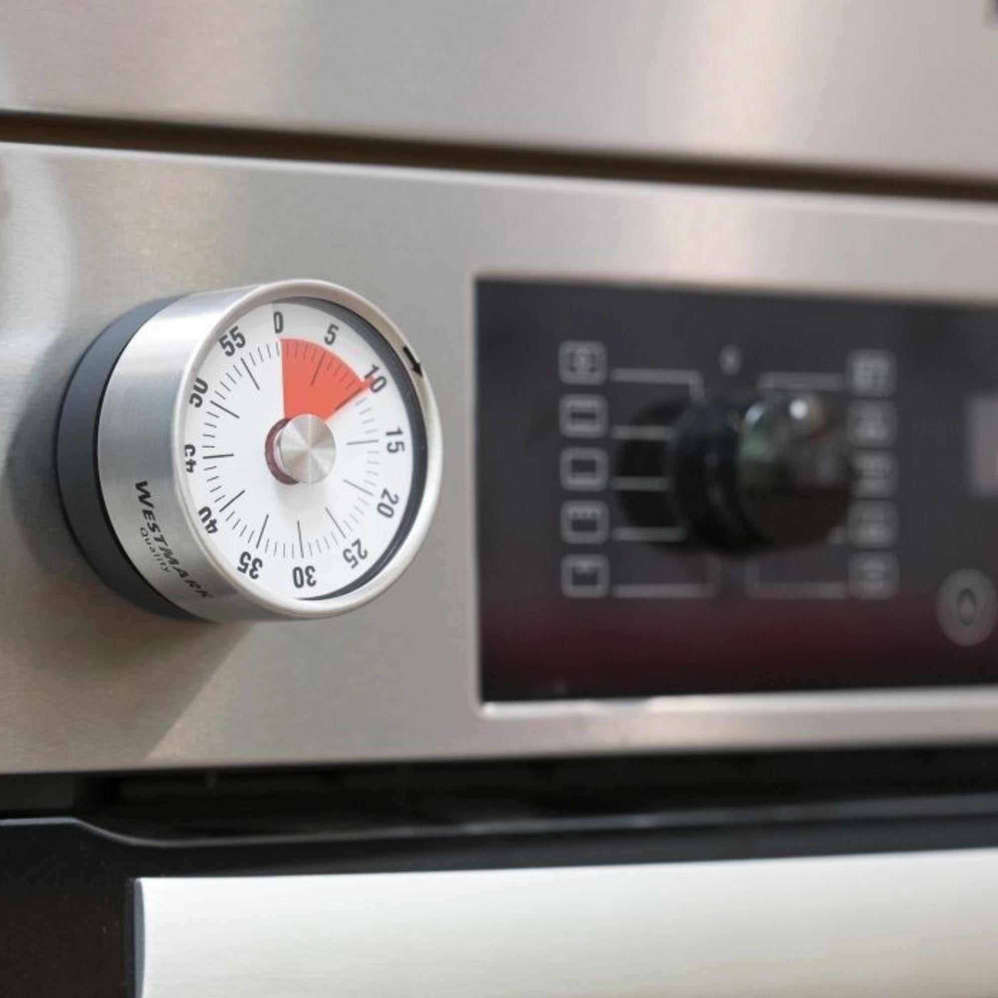 Kompakter Timer Futura von Westmark, 6,2 x 3,6 cm, ideal für präzises Zeitmanagement in der Küche und beim Kochen.