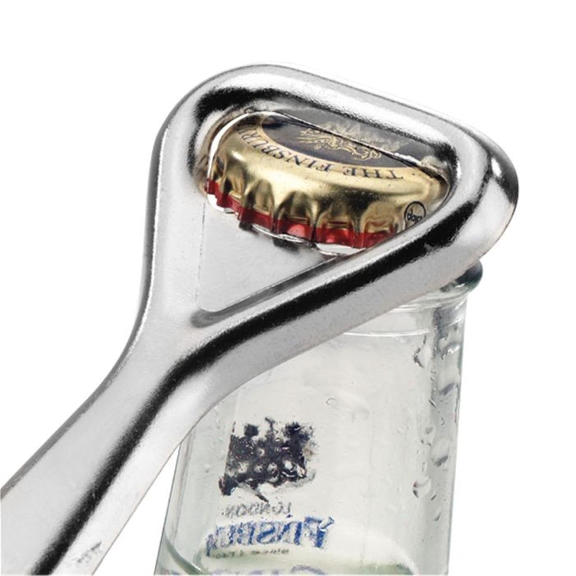 Praktischer Flaschenöffner aus Metall, kompakt und robust, ideal für den täglichen Gebrauch, Masse: 8x4x0.5cm, von Westmark.