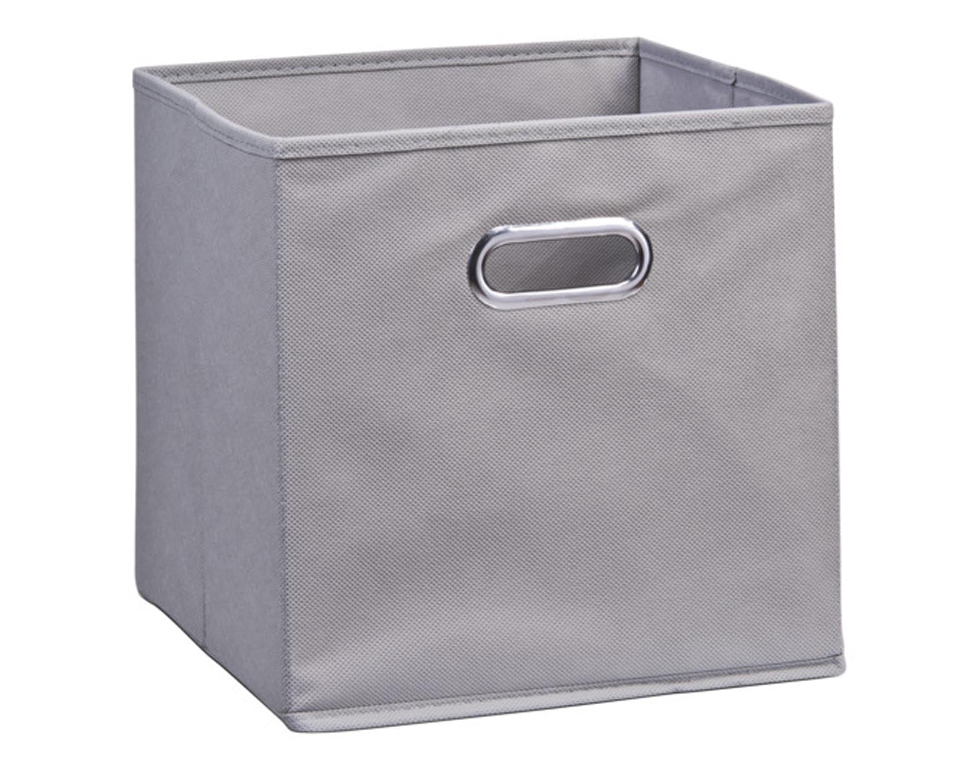 ZELLER Aufbewahrungsbox Vlies grau 32x32x32 cm in präsentiert im Onlineshop von KAQTU Design AG. Aufbewahrungsbox ist von ZELLER PRESENT