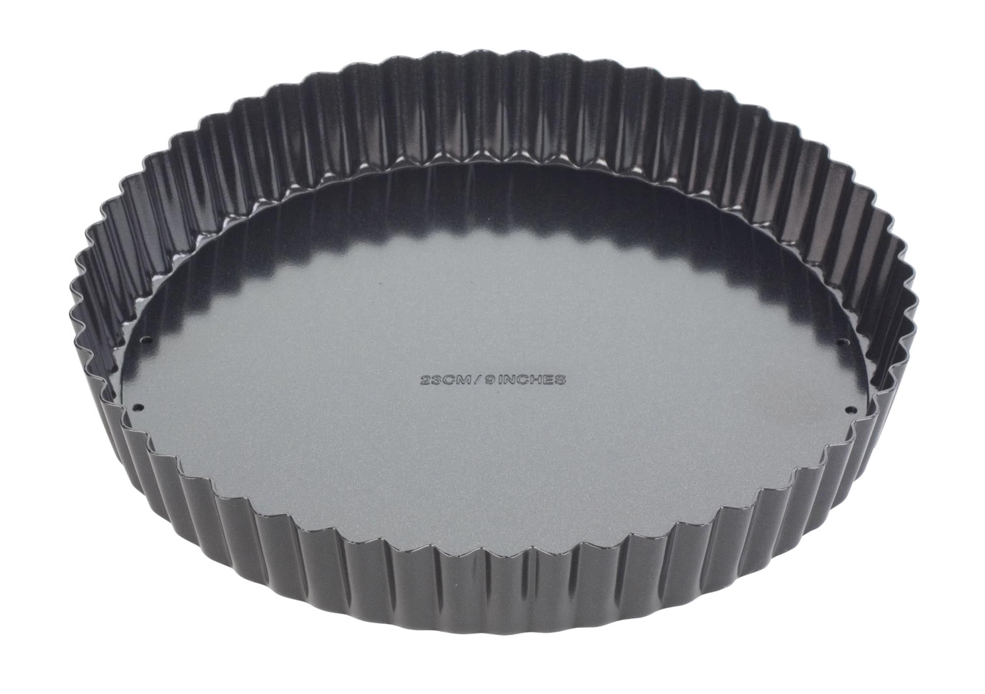 Entdecken Sie die Tala Wähenform (D23cm, H3.5cm) mit Antihaftbeschichtung – ideal für Kuchen, Torten und Quiches. Perfekte Backergebnisse garantiert!