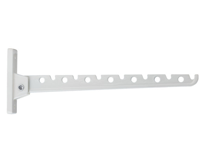 Kleiderträger Aluminium weiss in präsentiert im Onlineshop von KAQTU Design AG. Stummer Diener ist von E + h