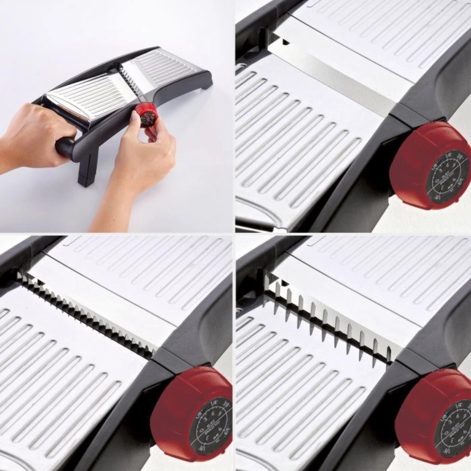 Der Gemüseschneider Vario von Westmark (38x15.7x12.7cm) ermöglicht präzises Schneiden von Gemüse, ein praktisches Küchenwerkzeug.