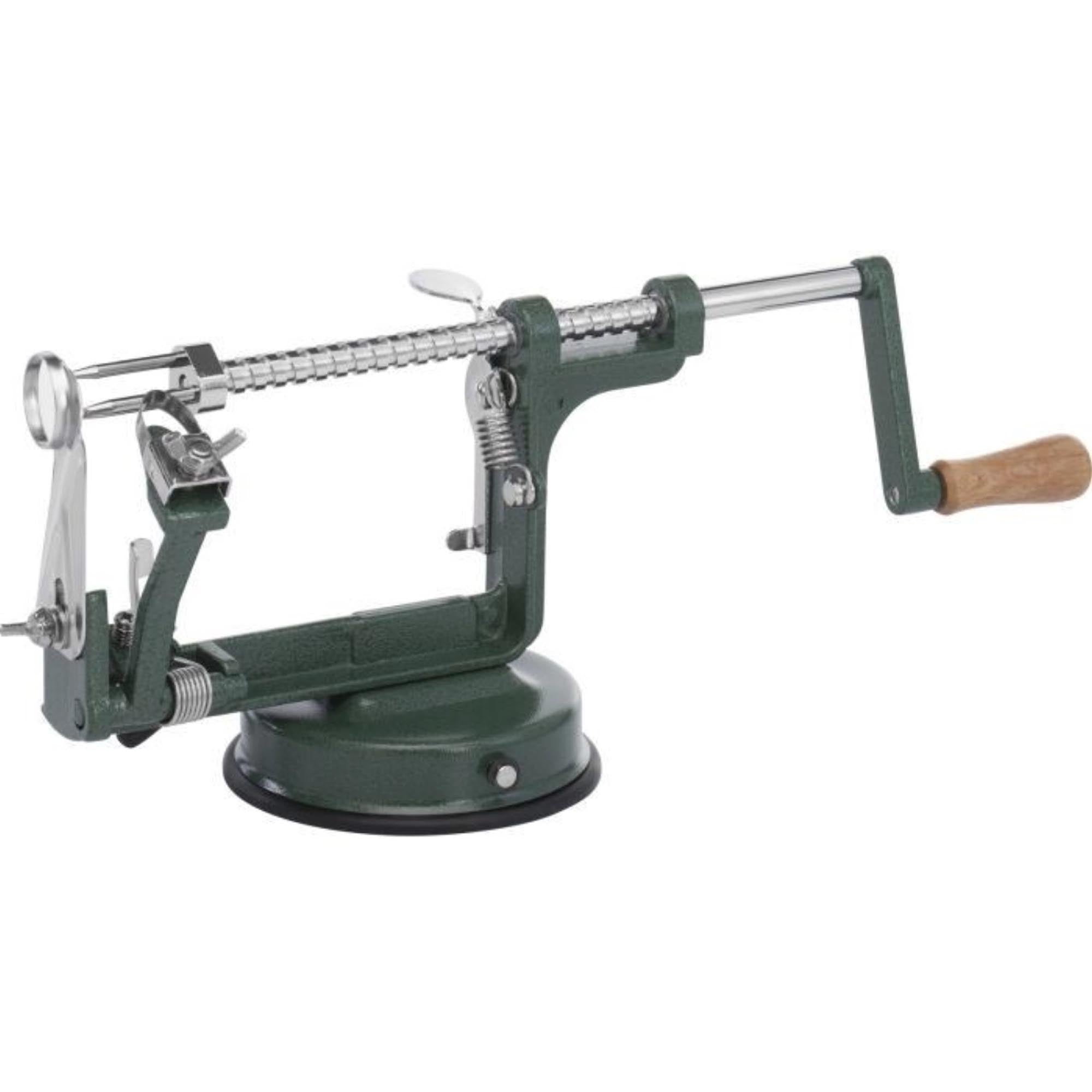 Effiziente Apfelschälmaschine mit Saugfuss, perfekt zum Schälen, Entkernen und Schneiden von Äpfeln, Masse: 45x26x14 cm, von Westmark.