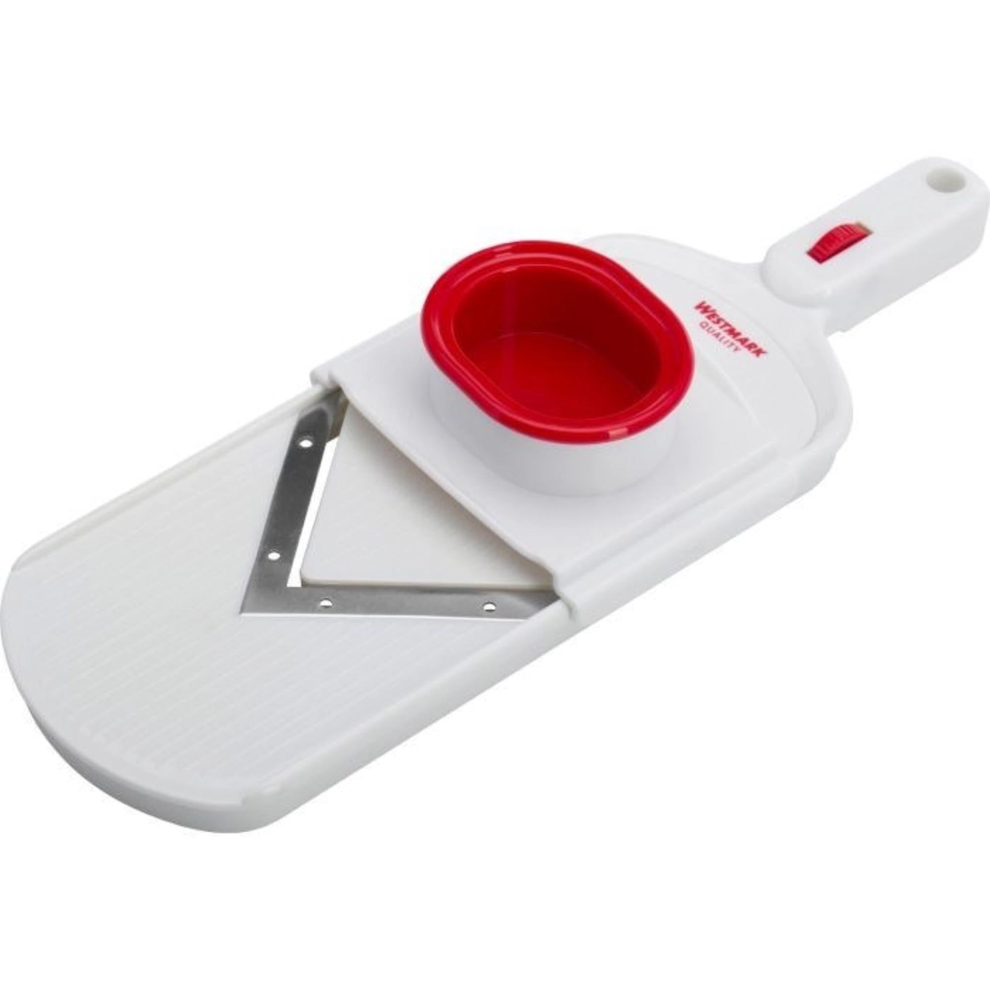 Entdecken Sie den Westmark Gemüseschneider V-Hobel (31x10x3cm) – der perfekte Küchenhelfer für schnelles, einfaches Schneiden von Gemüse und Obst. Hochwertiger Edelstahl, ergonomisches Design und vielseitige Einsatzmöglichkeiten machen ihn zum Must-Have für jeden Hobbykoch.