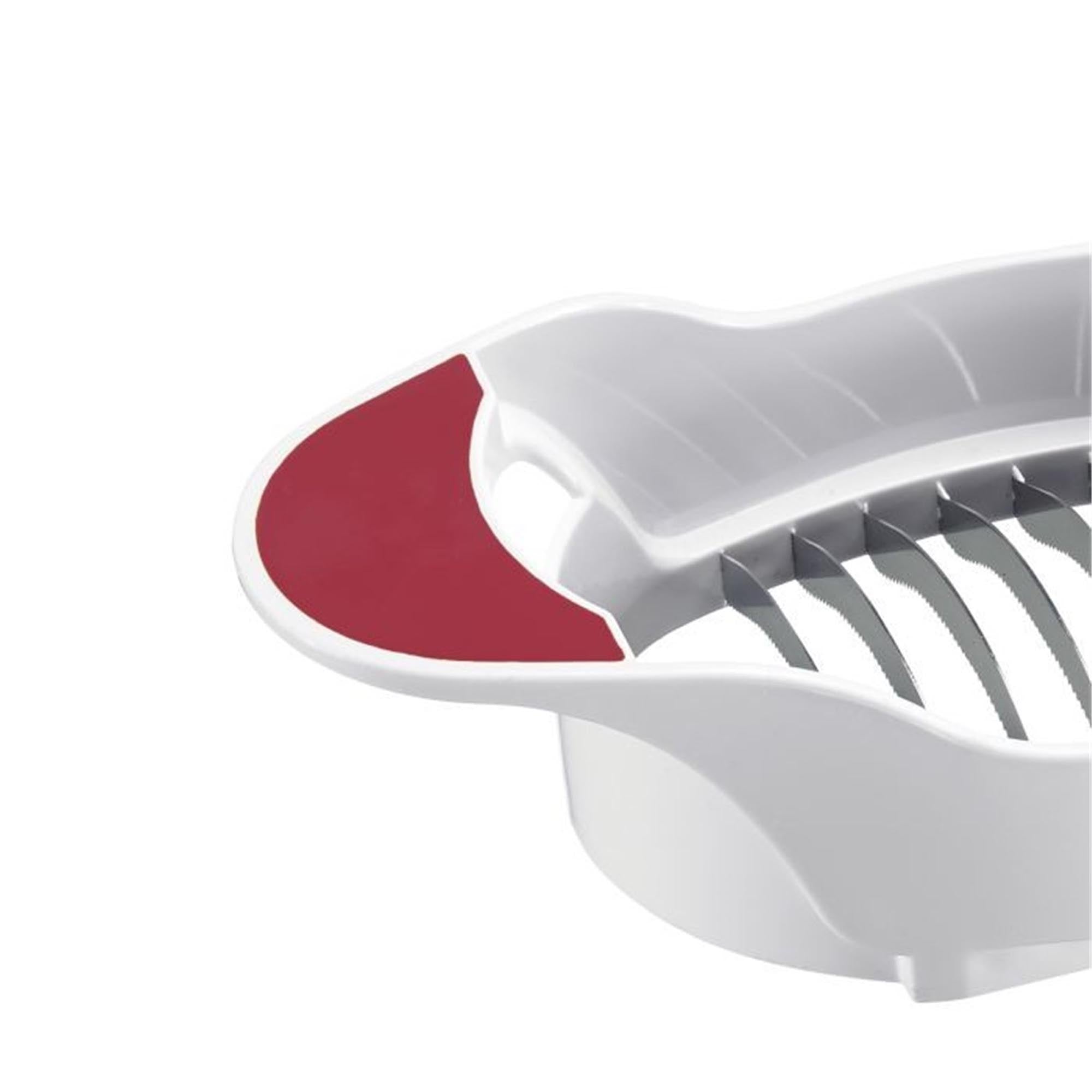 Praktischer Tomatenschneider von Westmark mit 8 scharfen Klingen, perfekt für gleichmäßige Scheiben von Tomaten und weichen Früchten.