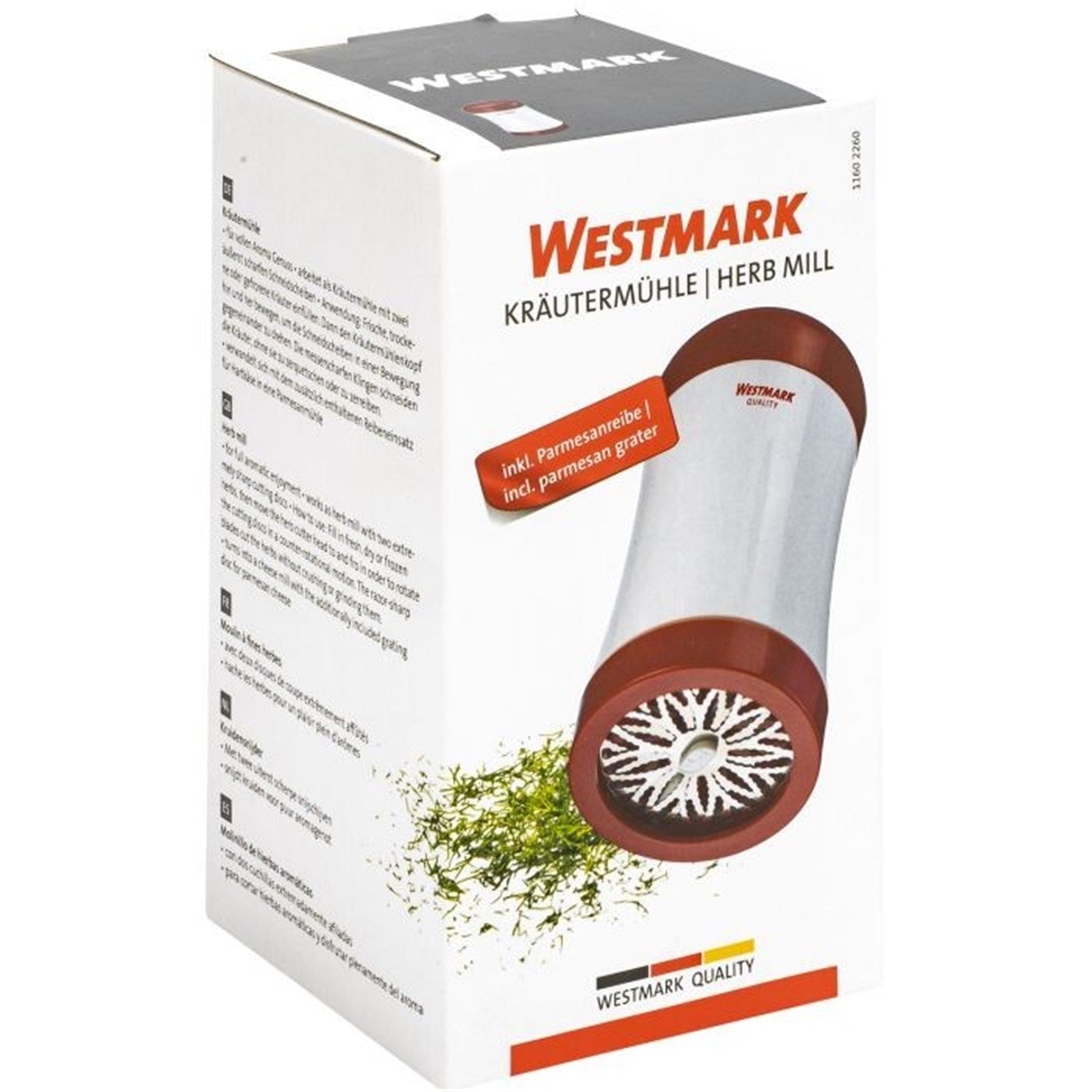 Effizienter Kräuterschneider von Westmark, perfekt für präzises und schnelles Hacken frischer Kräuter in Ihrer Küche.