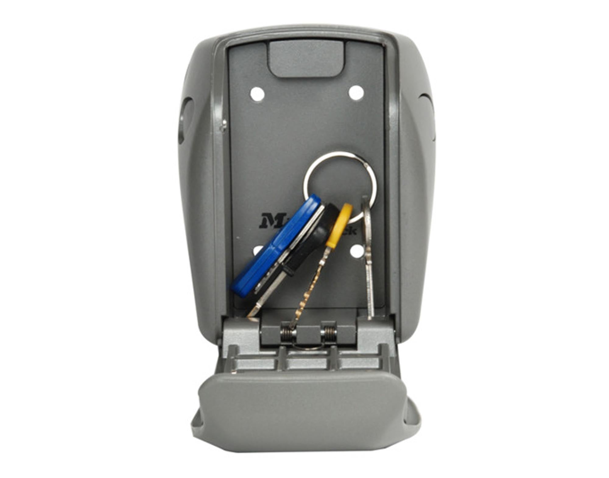 Sichern Sie Ihre Schlüssel mit dem MASTER LOCK Schlüsselsafe 135x105x46 mm. Wetterbeständig, robust und einfach zu bedienen – ideal für Zuhause und Gewerbe.