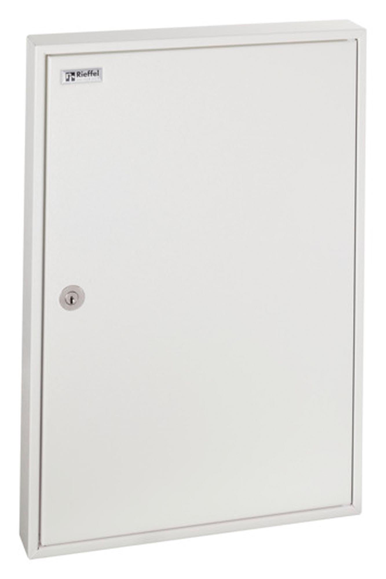 Robuster RIEFFEL Schlüsselschrank KR-21 für 42 Schlüssel, mit Zahlenschloss, kratzfest, leicht zu reinigen, ideal für Büros.