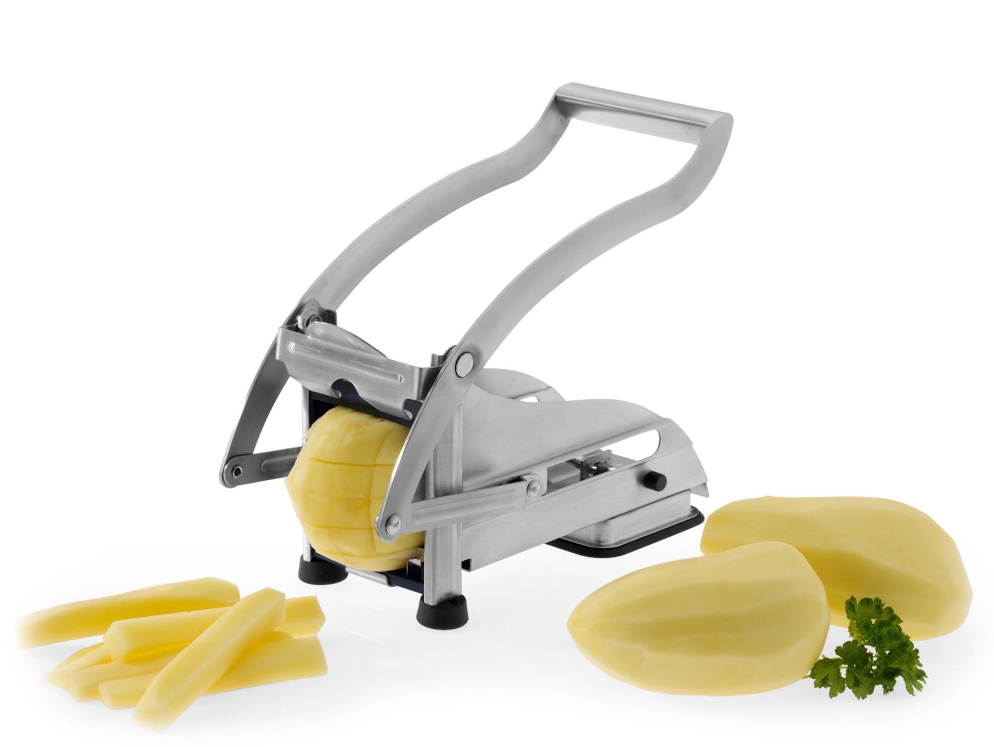 Der Westmark Pomfri-Perfekt Pommesschneider (25x10x13cm) zaubert perfekte Pommes aus Kartoffeln, praktisch und effizient für Ihre Küche.